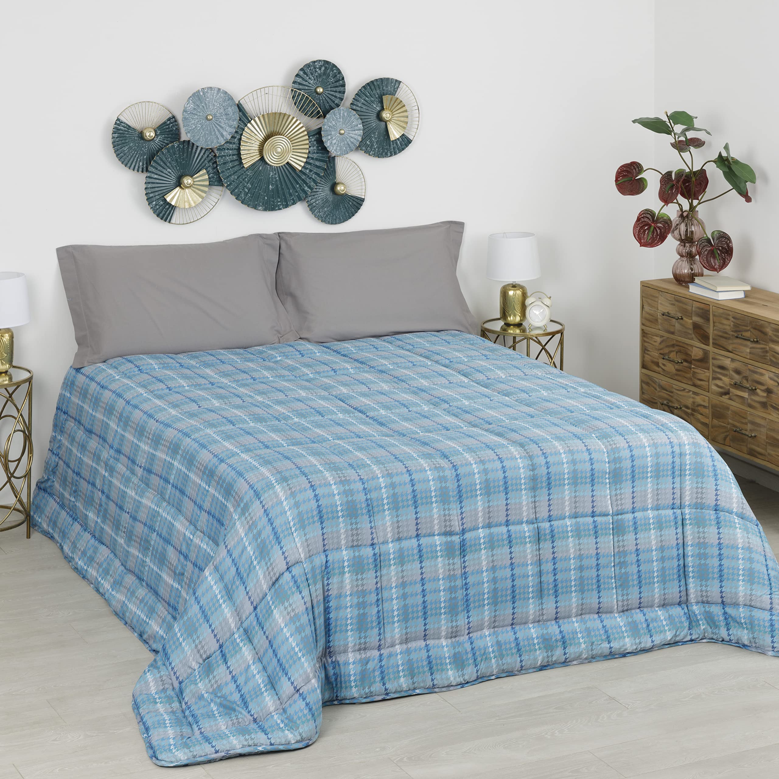 baroni-home-tessile-casa-couette-hiver-260x260-pied-de-poule-rose image 5