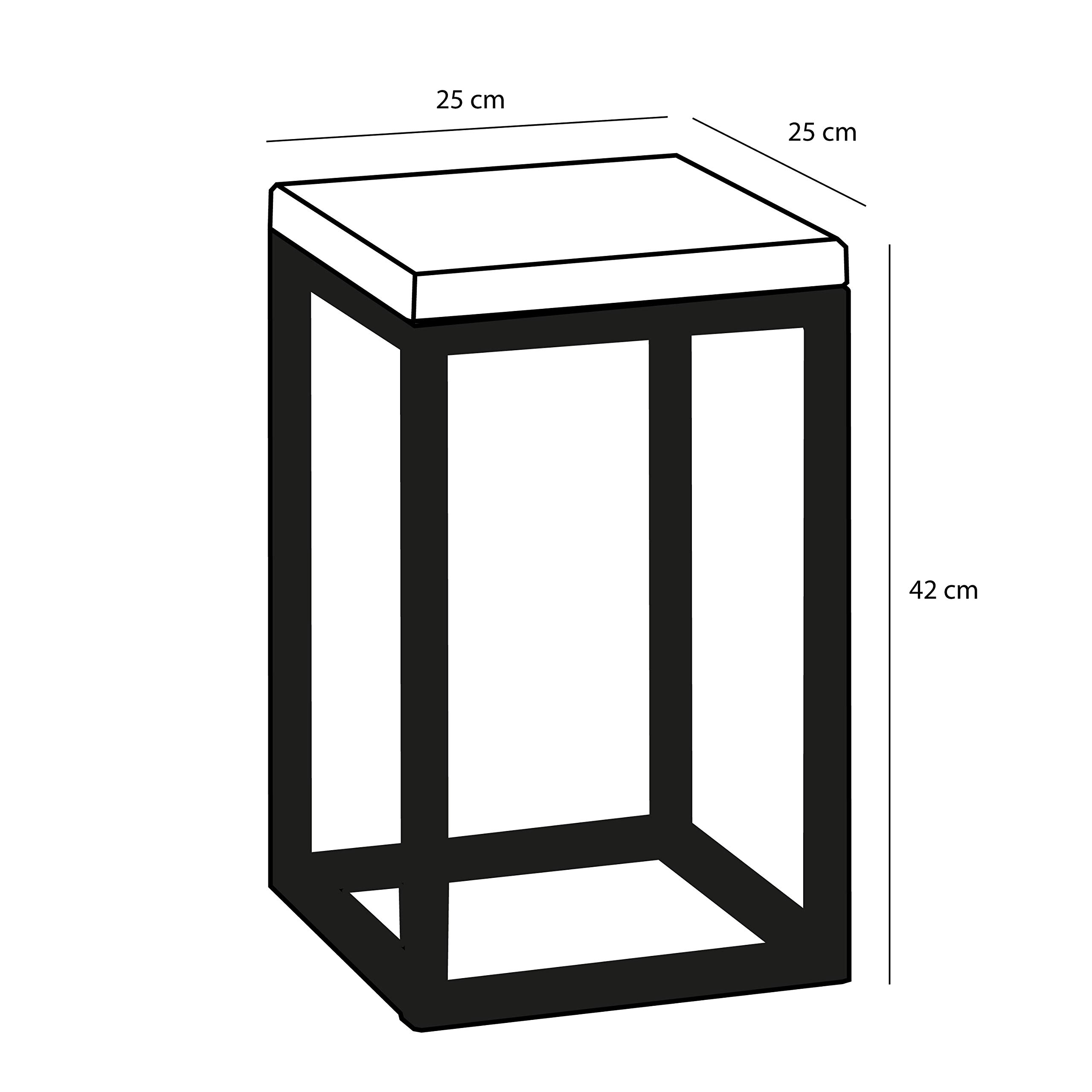 mica-decorations-oskar-table-d-appoint-noir-25x25x42-cm image 3