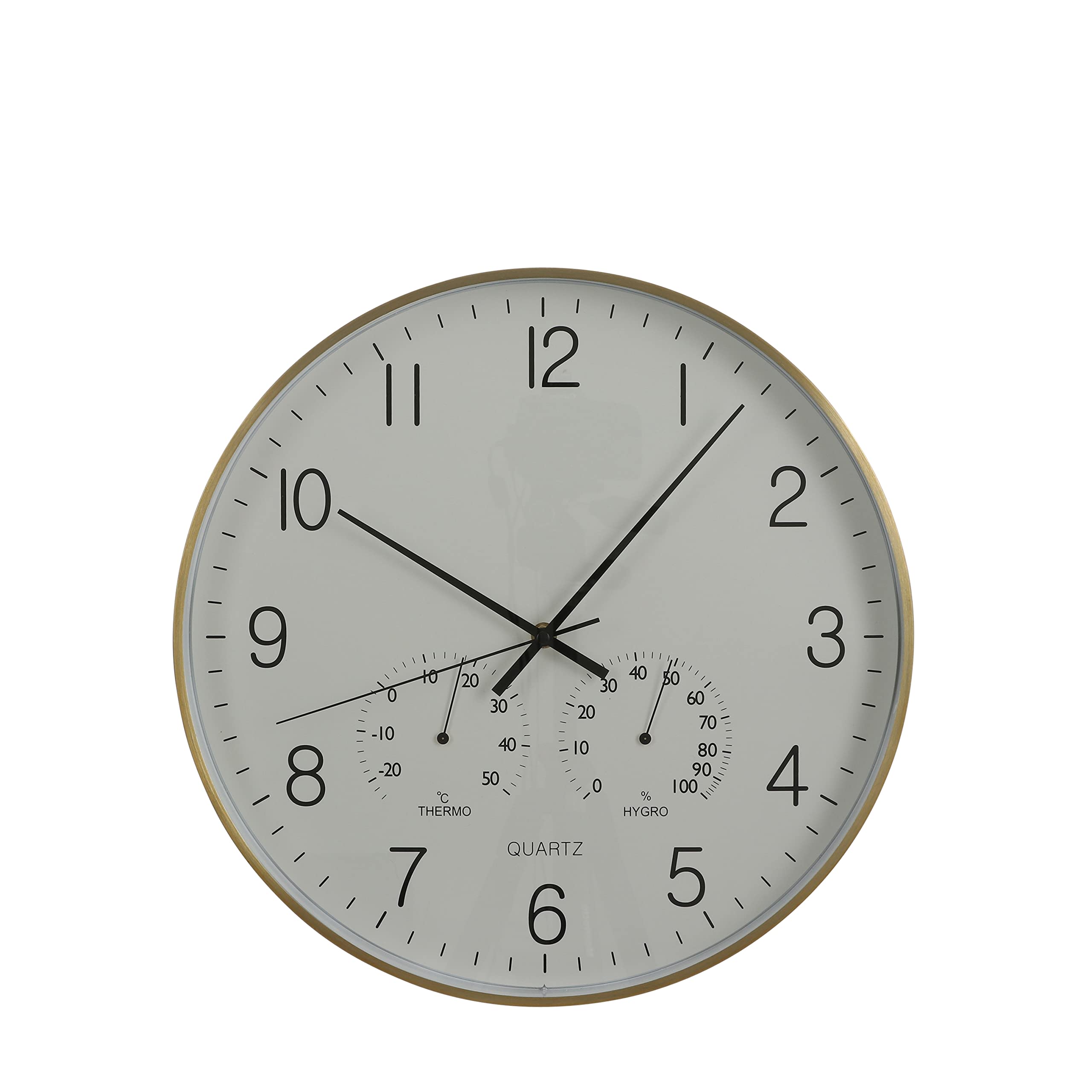 mica-decorations-andy-horloge-murale-40-cm-dor-aluminium image 1