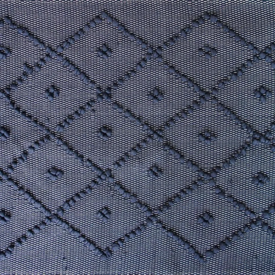 luisa-paix-o-linge-tapis-coton-bleu-fonc-100x50-cm-lavable image 1