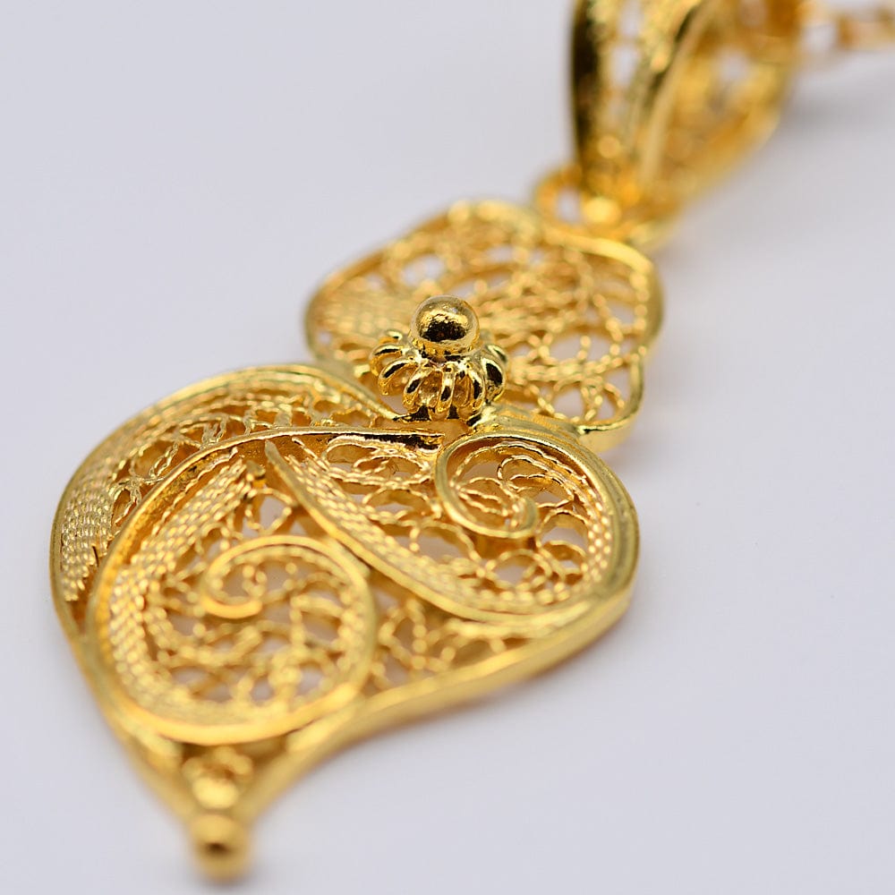 luisa-paix-o-cora-o-de-viana-pendentif-argent-dor-3cm image 4