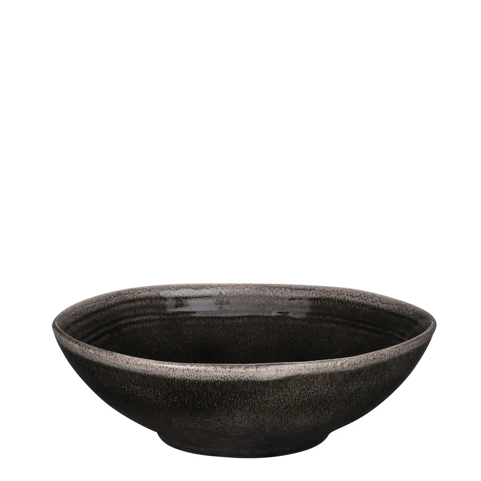 mica-tabo-dish-saladier-noir-7-5x23-5-cm-c-ramique image 1