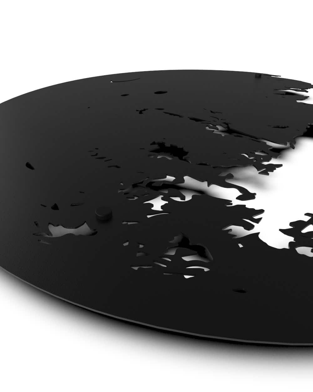 je-suis-art-tableaux-mars-one-line-tableau-mural-m-tal-noir image 3