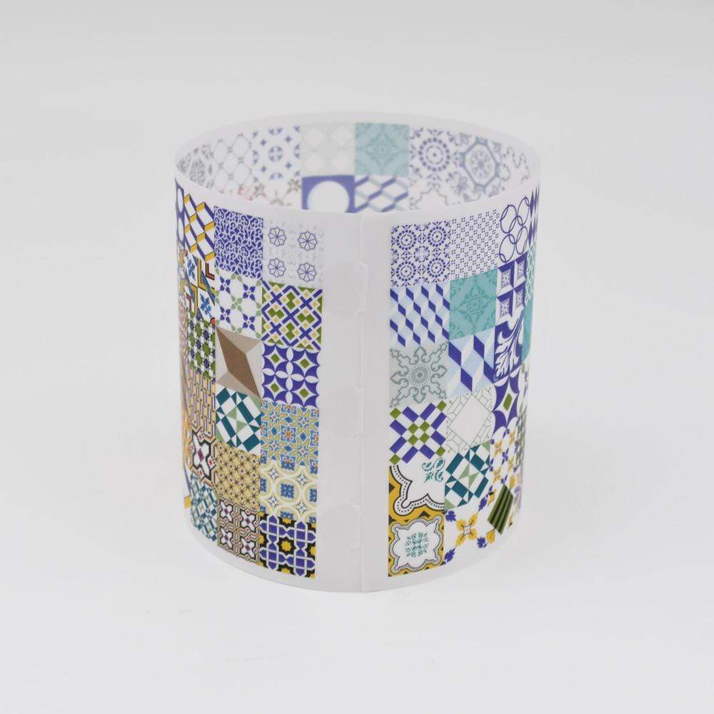 luisa-paix-o-azulejos-porte-bougie-photophore-lot-3-pi-ces-9cm-2 image 2