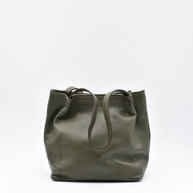 luisa-paix-o-accessoires-sac-main-cuir-vert-olive-doubl-coton image 1