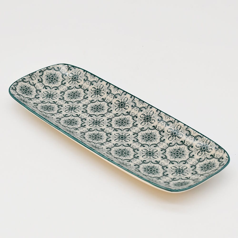 luisa-paix-o-padr-o-22-cm-plat-rectangulaire-c-ramique-vert image 4
