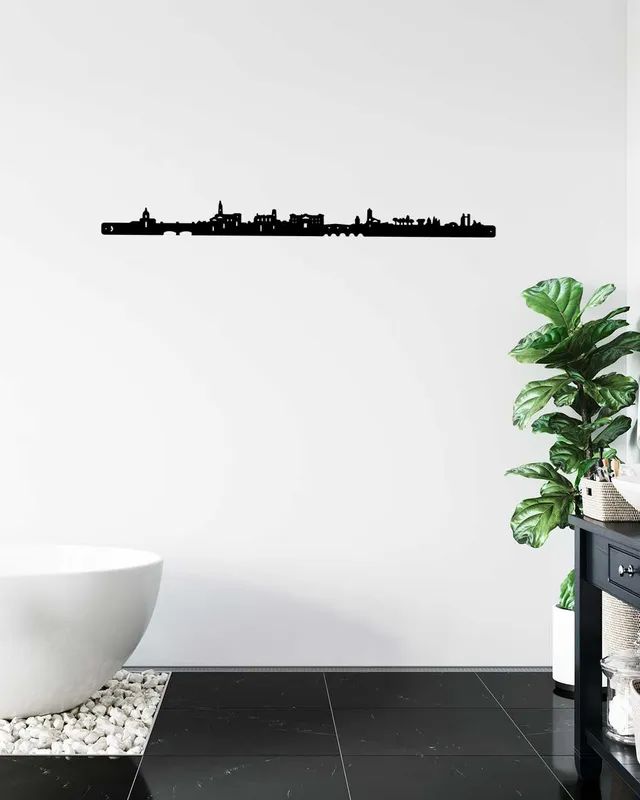 je-suis-art-skylines-france-toulouse-silhouette-murale-m-tal image 1