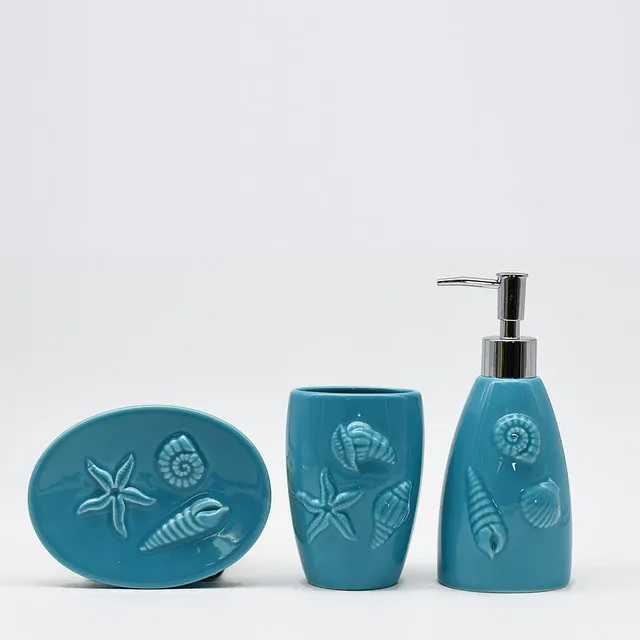 luisa-paix-o-set-salle-de-bain-c-ramique-turquoise-3-pi-ces image 1