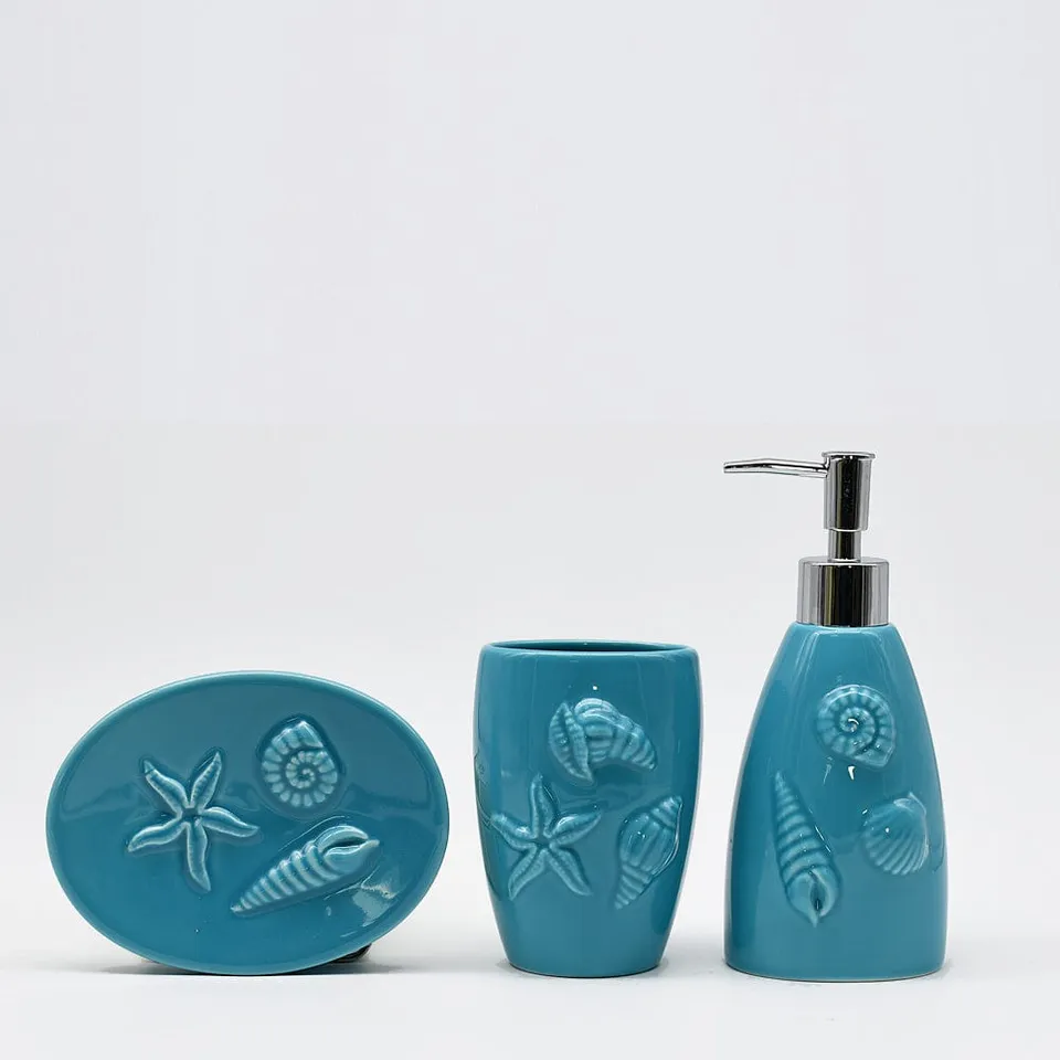 luisa-paix-o-set-salle-de-bain-c-ramique-turquoise-3-pi-ces image 1