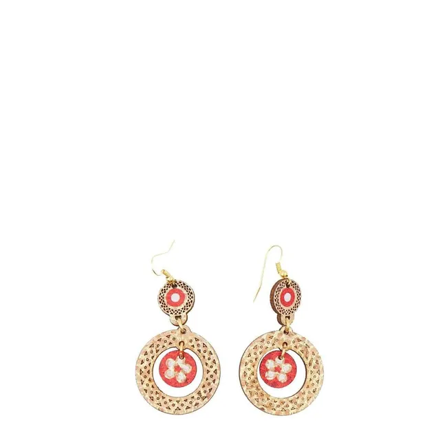 luisa-paix-o-flores-boucles-oreilles-li-ge-rouges-4cm image 1