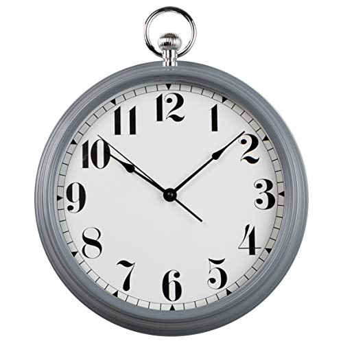 baroni-home-orologi-horloge-murale-bleue-37x40-cm image 5