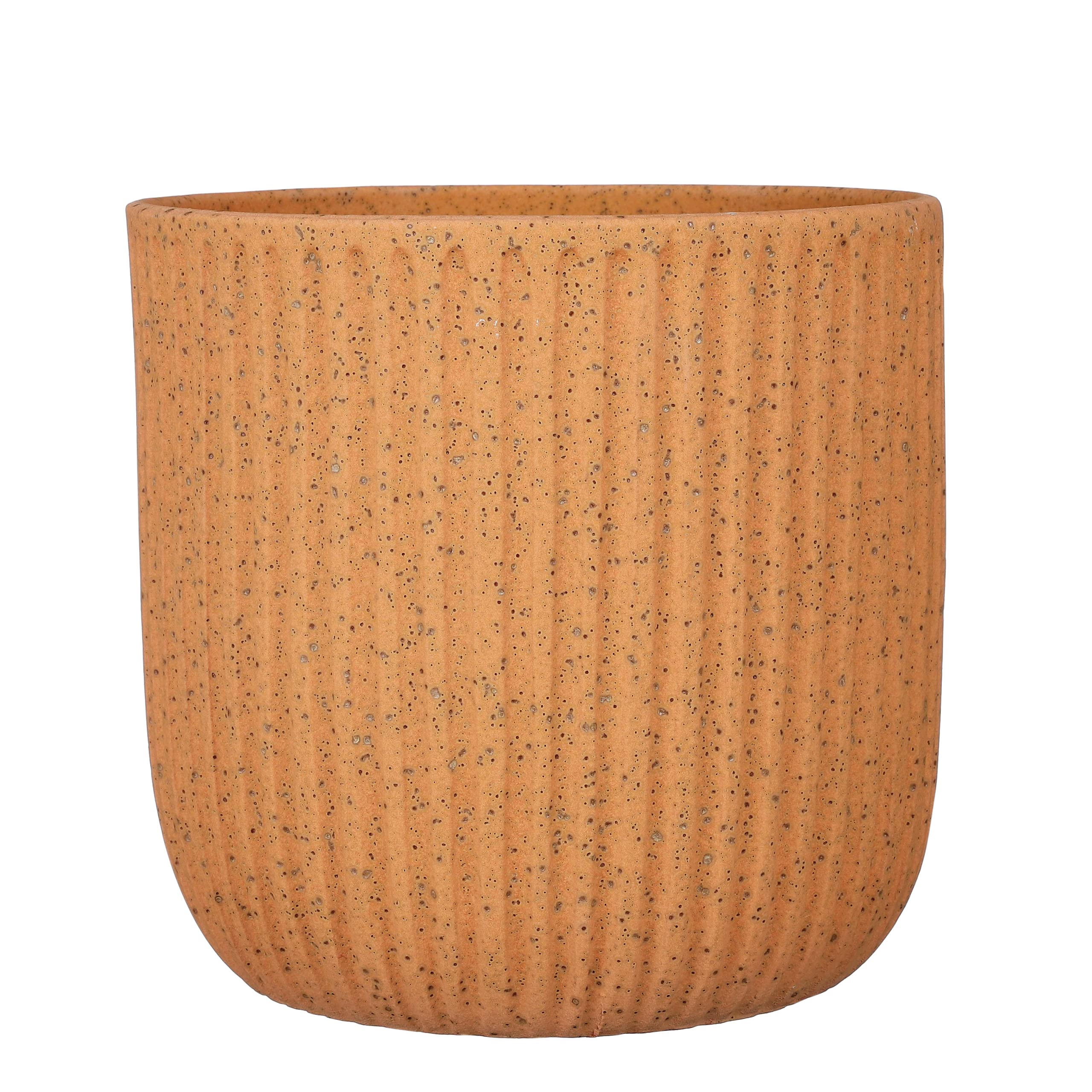 mica-dante-pot-rond-cache-pot-marron-27x30-cm image 1