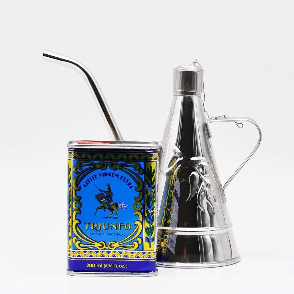 luisa-paix-o-triunfo-huile-olive-et-carafe-inox-200-ml image 1
