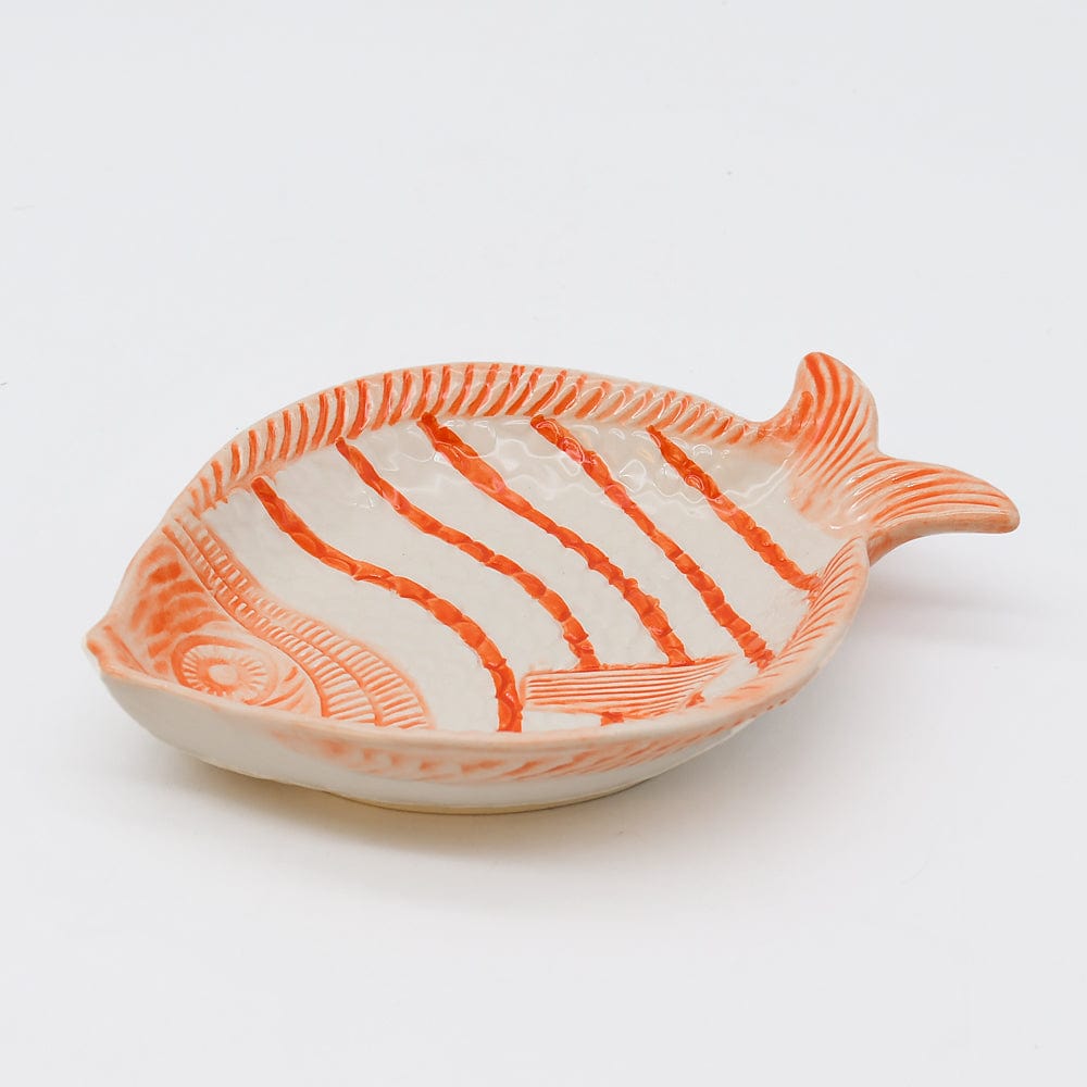 luisa-paix-o-poisson-assiette-creuse-c-ramique-orange-25cm image 3