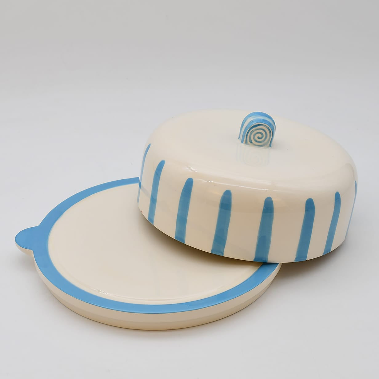 luisa-paix-o-costa-nova-mar-plateau-fromage-cloche-turquoise-24cm image 3