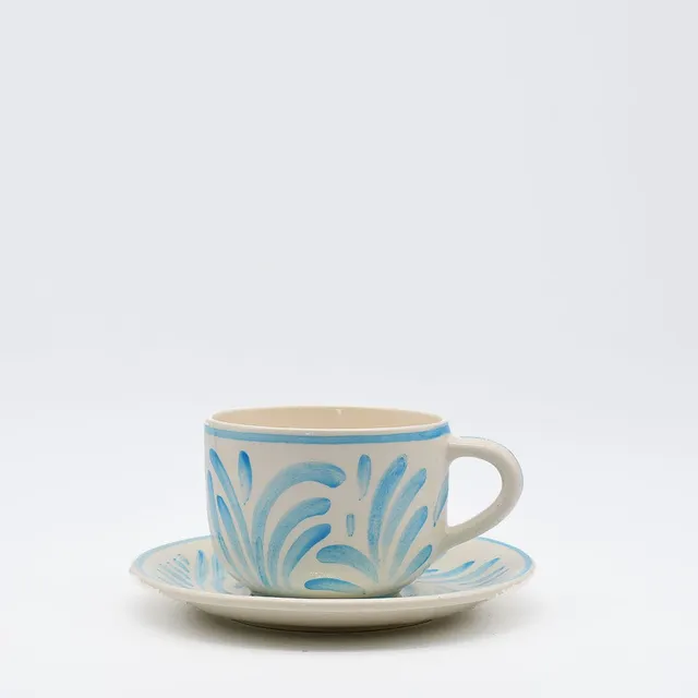 luisa-paix-o-andorinha-grande-tasse-sous-tasse-turquoise image 1
