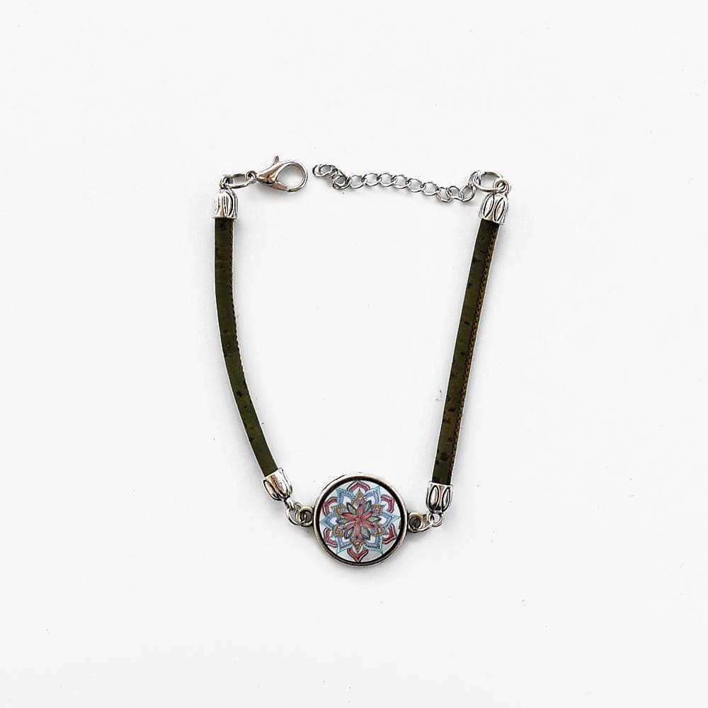 luisa-paix-o-bijoux-du-portugal-bracelet-coton-azulejo-noir image 1