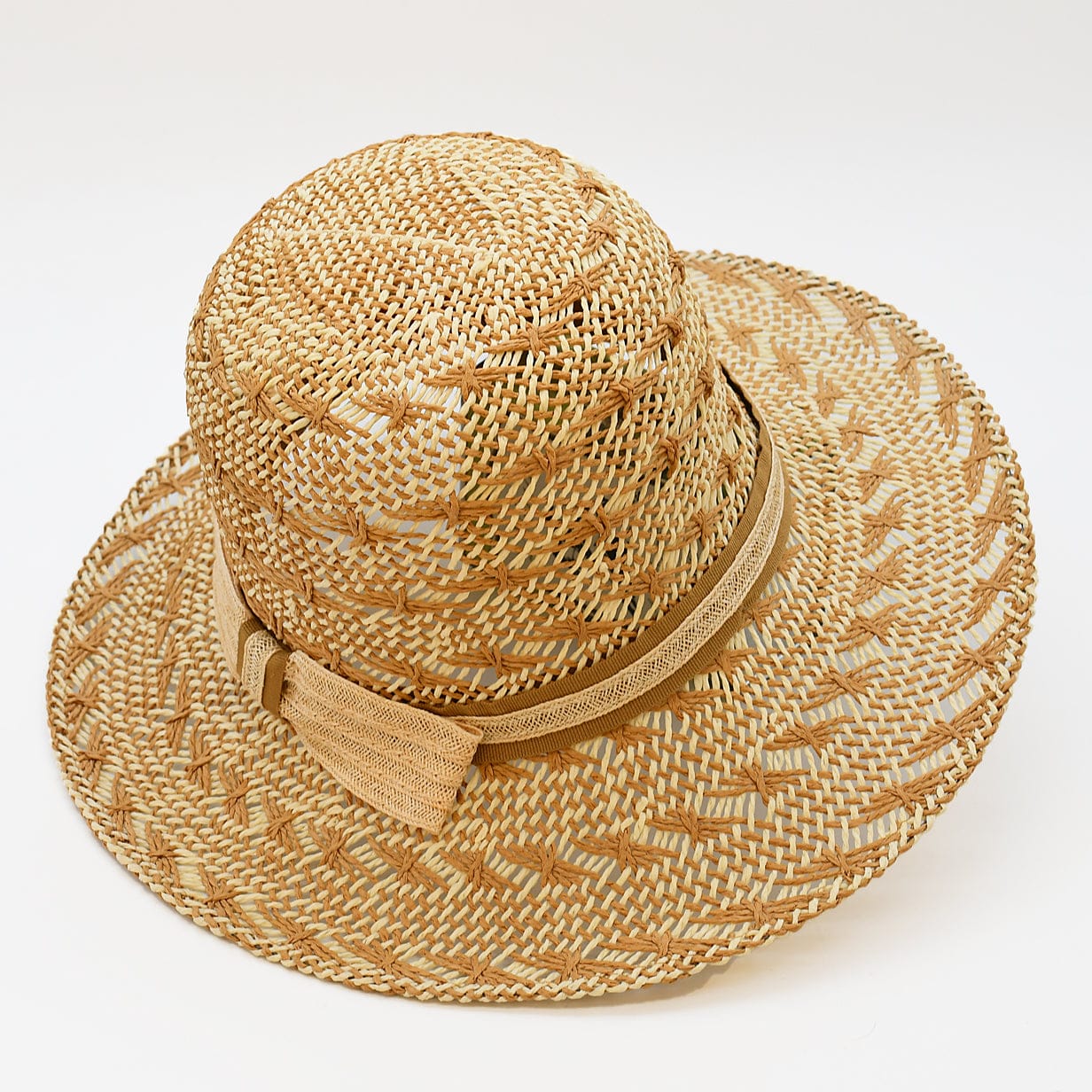 luisa-paix-o-chapeau-de-plage-fibres-v-g-tales-beige-blanc-taille-m image 4