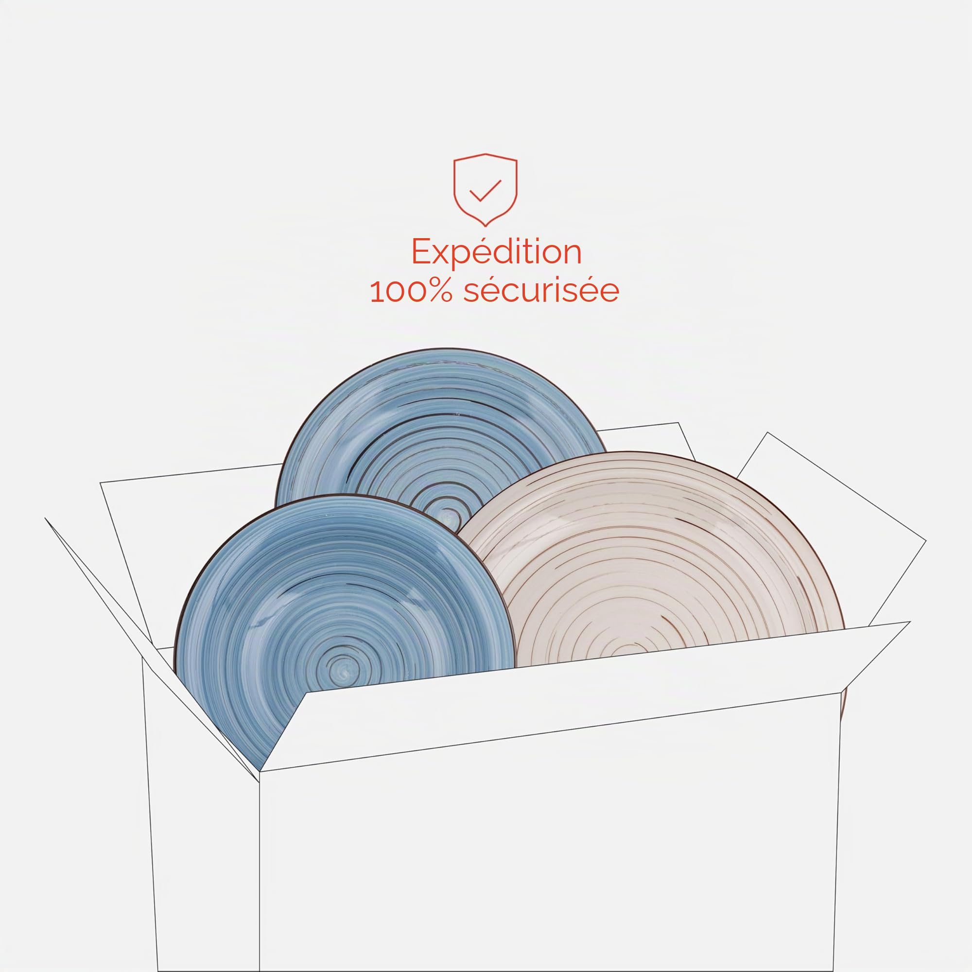 baroni-home-cucina-service-18-assiettes-c-ramique-bleu-gris-6-personnes image 5