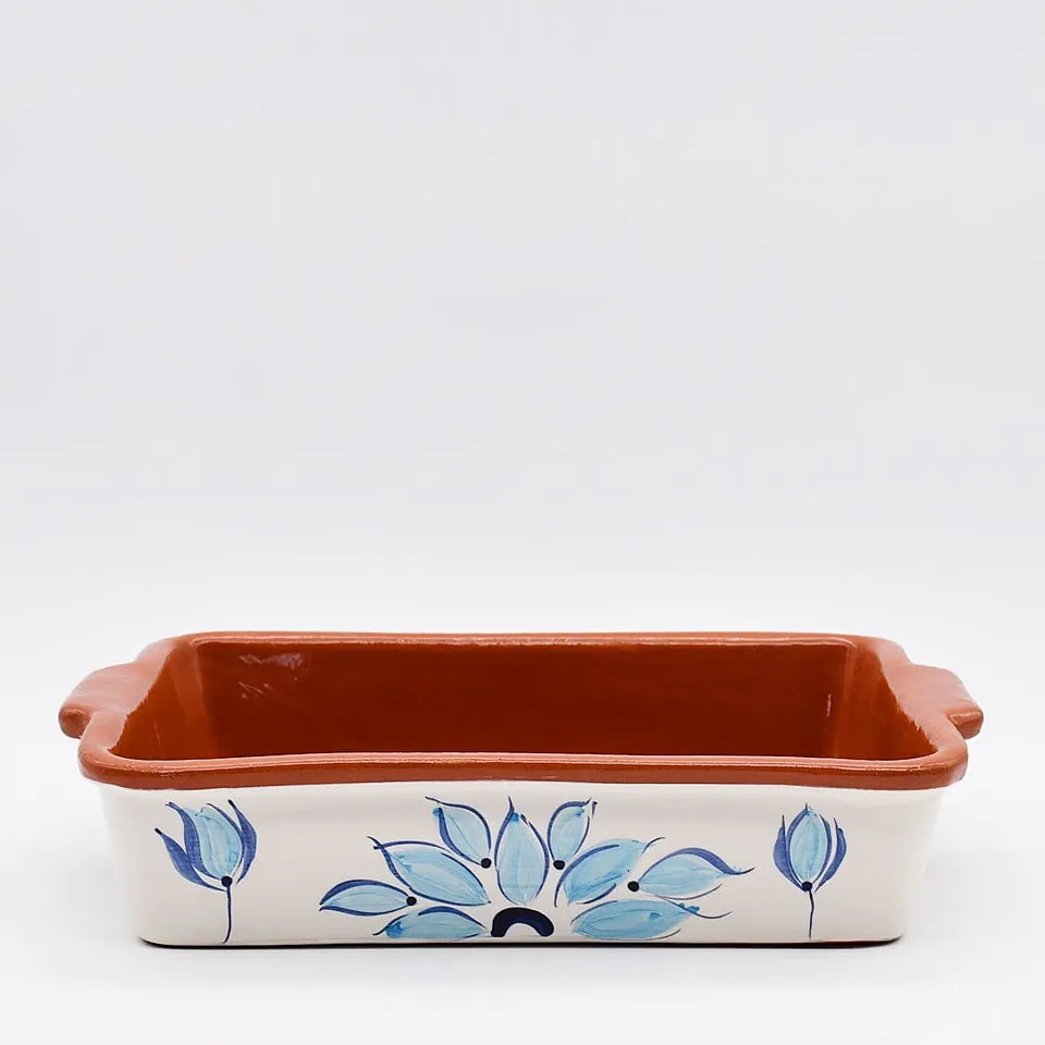 luisa-paix-o-plat-four-terre-cuite-turquoise-31cm image 1