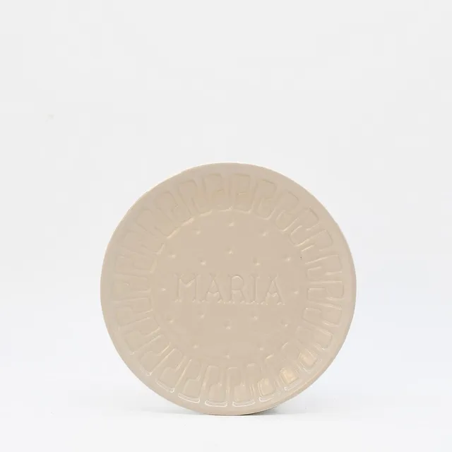 luisa-paix-o-maria-assiette-c-ramique-beige-20-5-cm image 1