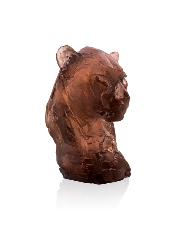 daum-univers-animalier-t-te-de-panth-re-villas-sculpture-125ex image 1