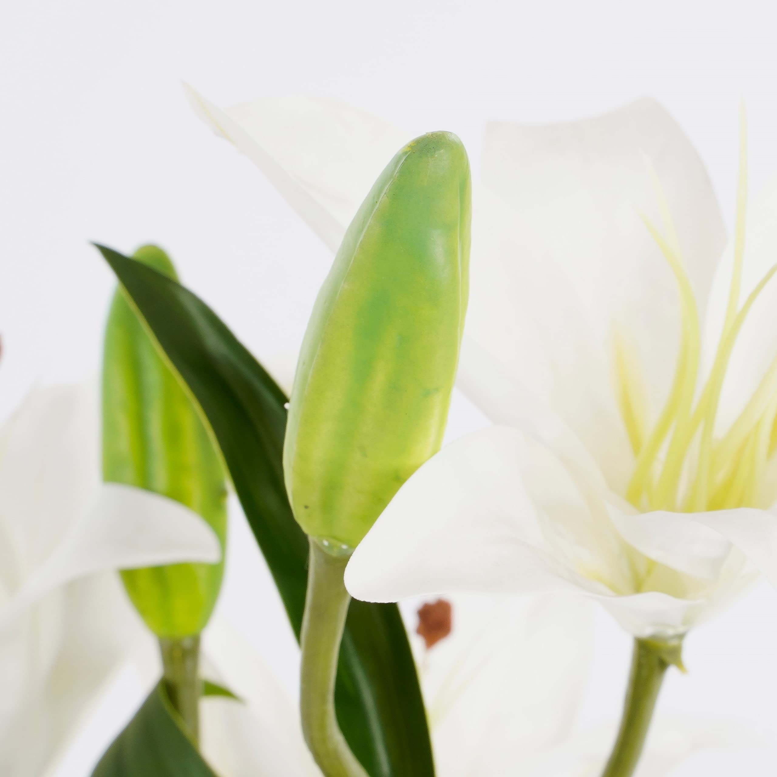 mica-decorations-tiger-lys-fleur-artificielle-blanc-h47-cm image 3