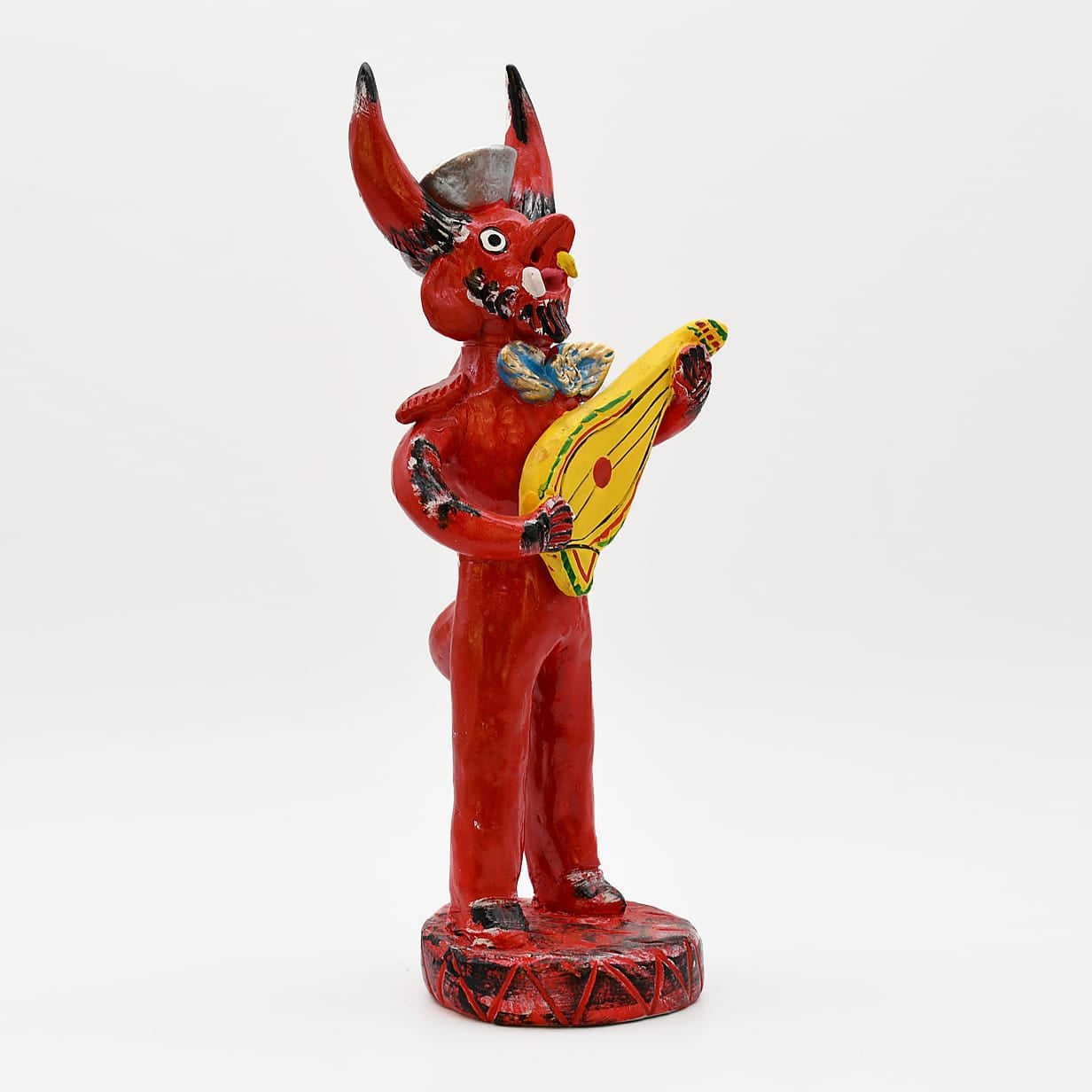 luisa-paix-o-diabo-com-guitarra-30cm-statuette-barbe-noire image 4