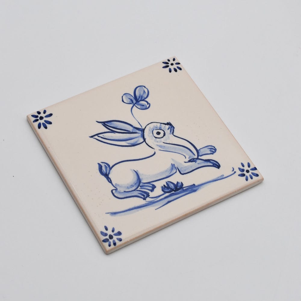 luisa-paix-o-azulejos-carreau-fa-ence-11x11-cm-motif-lapin-bleu image 2