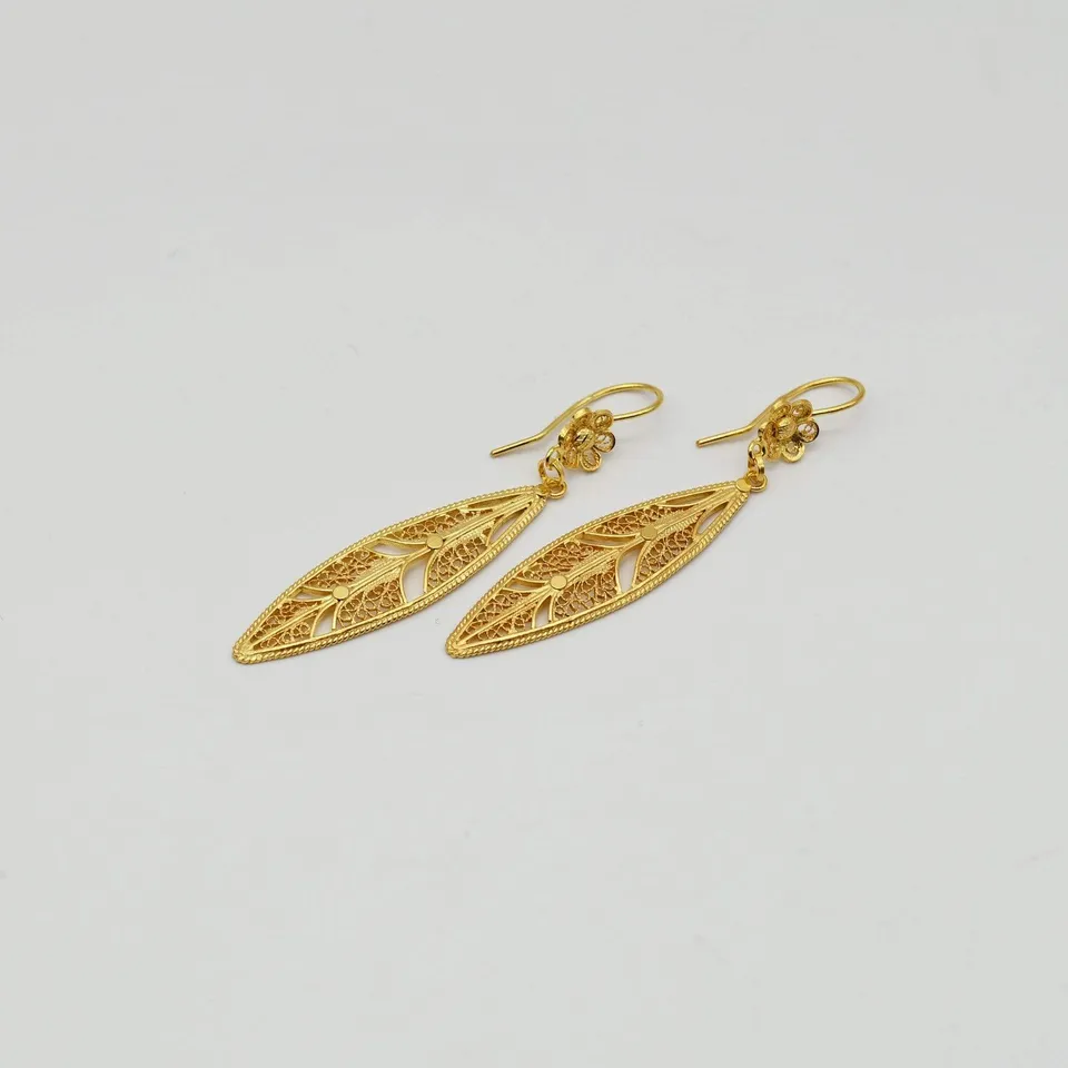luisa-paix-o-boucles-filigrane-argent-dor-6-cm-6-7-g image 1