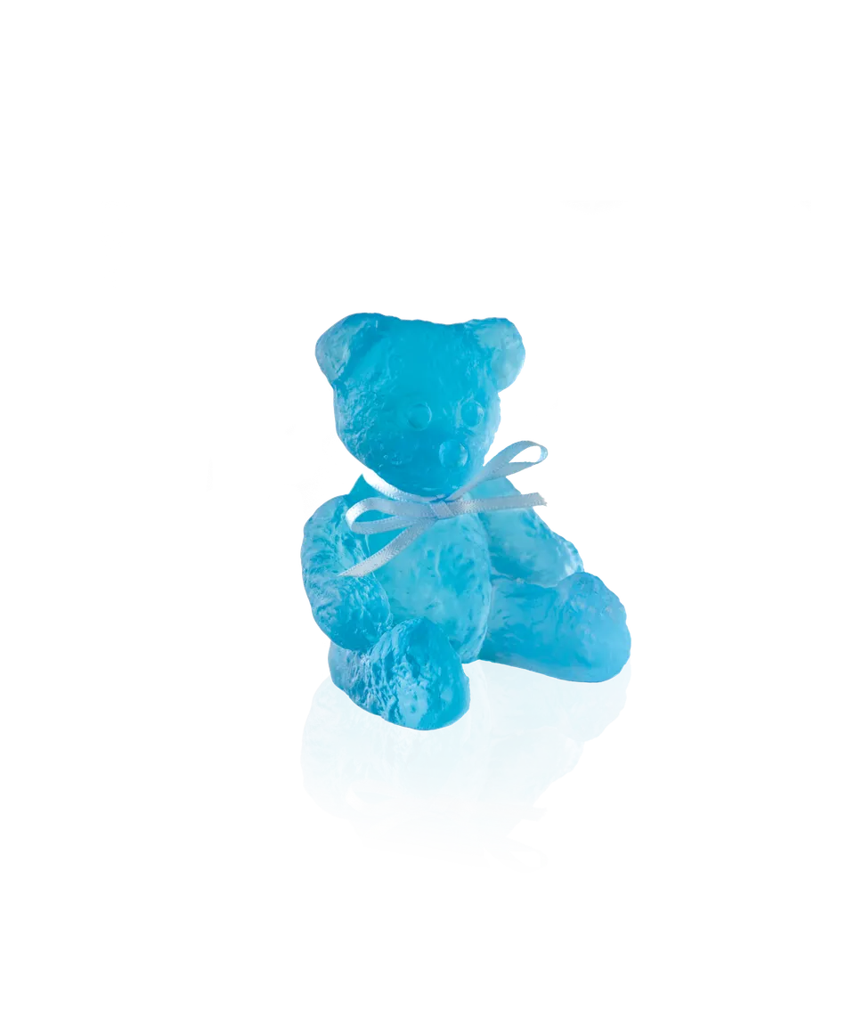 daum-art-cristal-mini-doudours-serge-mansau-ourson-bleu-cristal image 1
