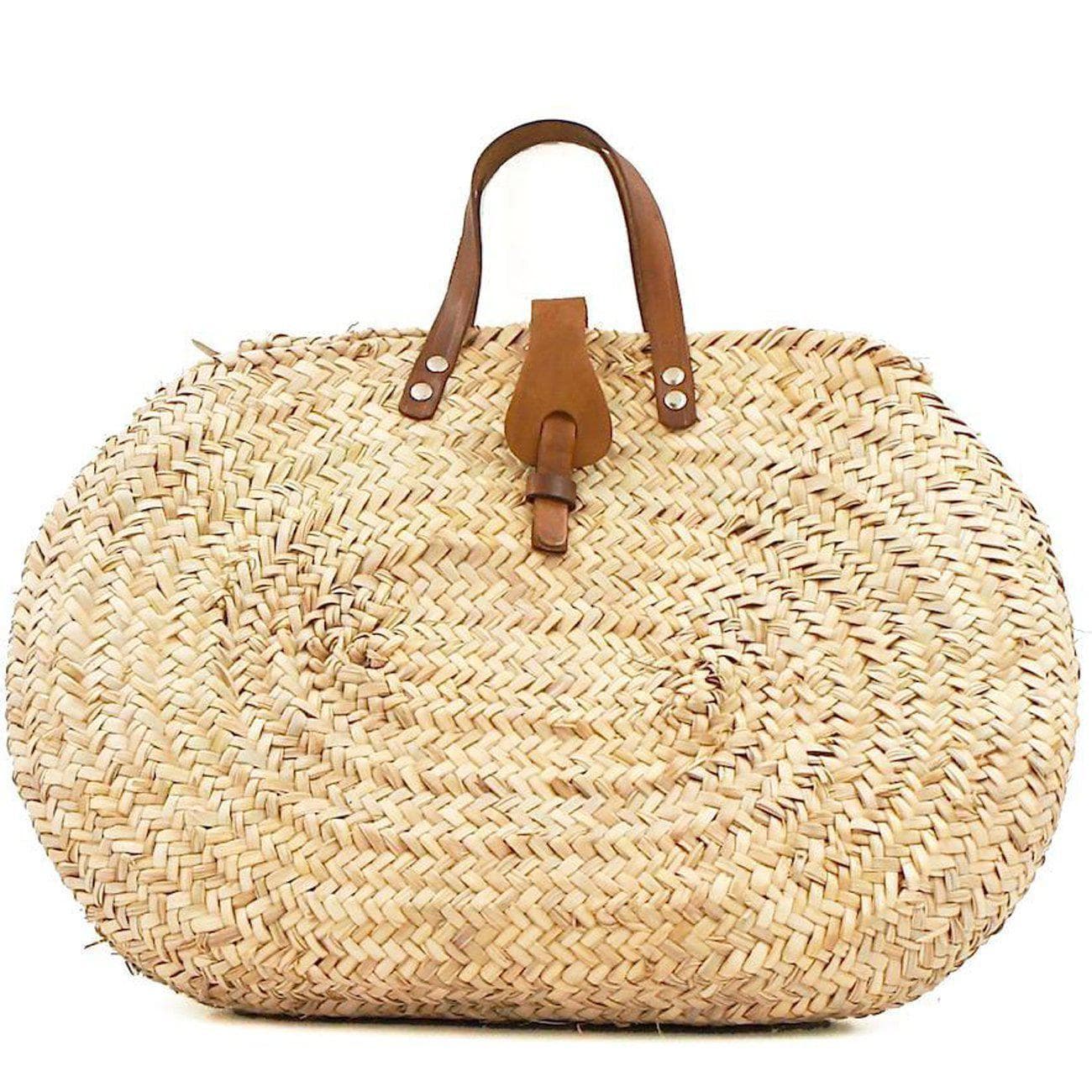 luisa-paix-o-accessoires-du-portugal-sac-paille-ovale-cuir image 1