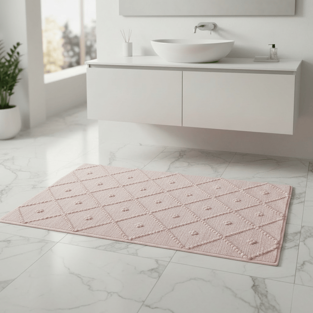 luisa-paix-o-tapis-de-bain-portugais-rose-100x50-coton image 3
