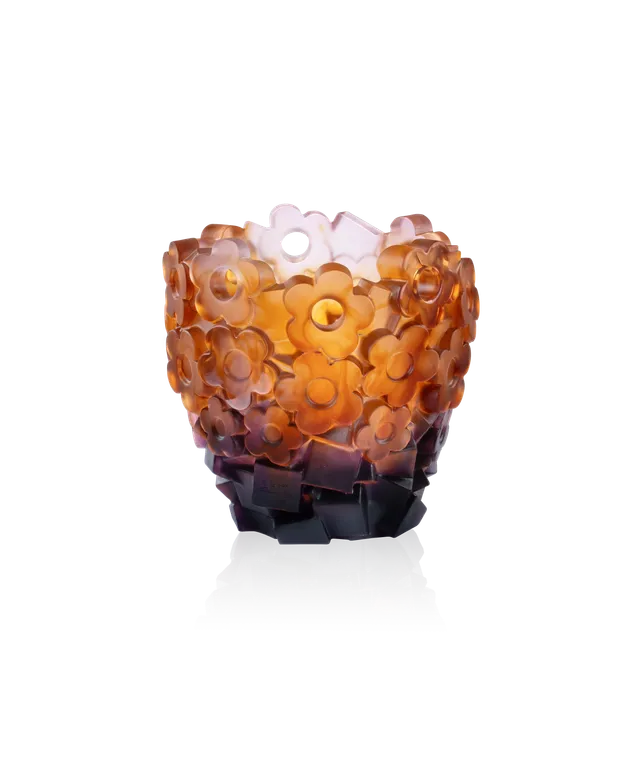 daum-art-cristal-blooming-rock-hubert-le-gall-vase-moyen-mod-le-125-ex image 1