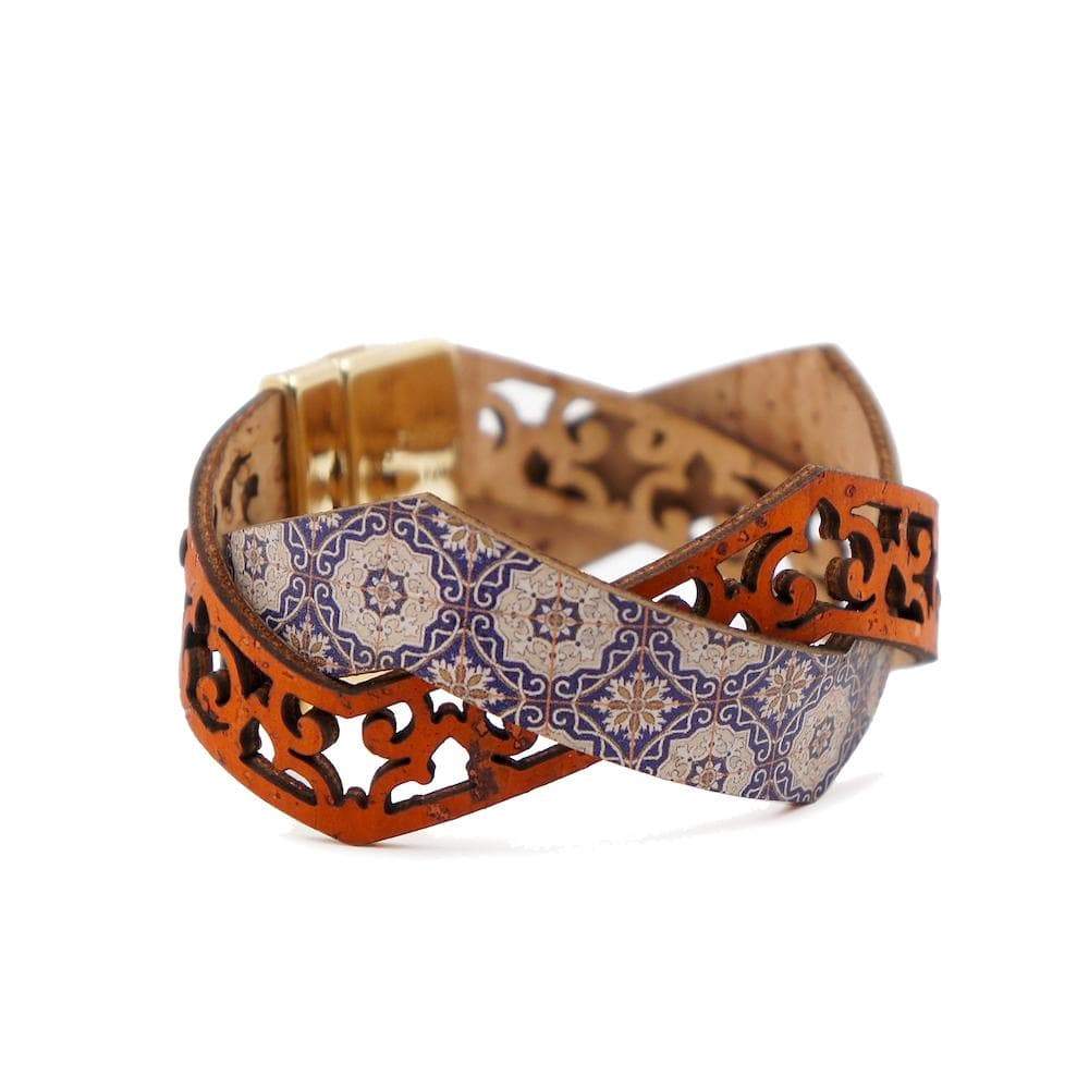 luisa-paix-o-bijoux-du-portugal-bracelet-li-ge-azulejos-18-cm-bleu image 5