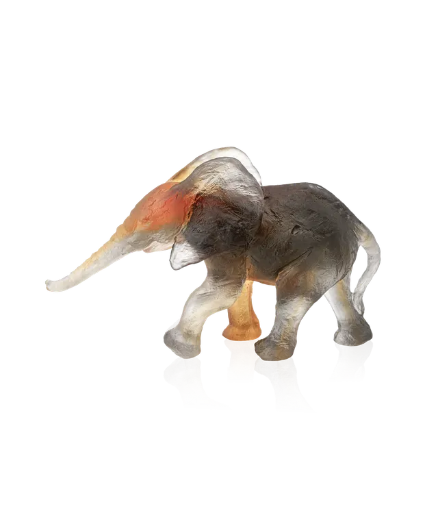 daum-univers-animalier-l-phant-savana-sculpture-cristal image 1