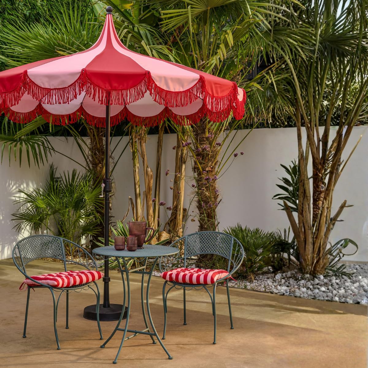 mica-decorations-kim-parasol-ray-rouge-238-x-235-cm-avec-sac image 7