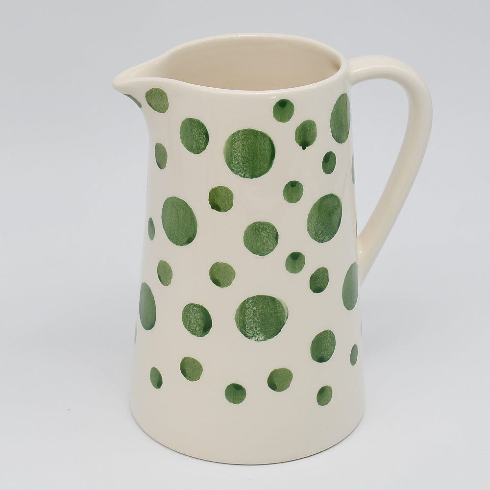 luisa-paix-o-carafe-pois-verte-c-ramique-18-cm image 2