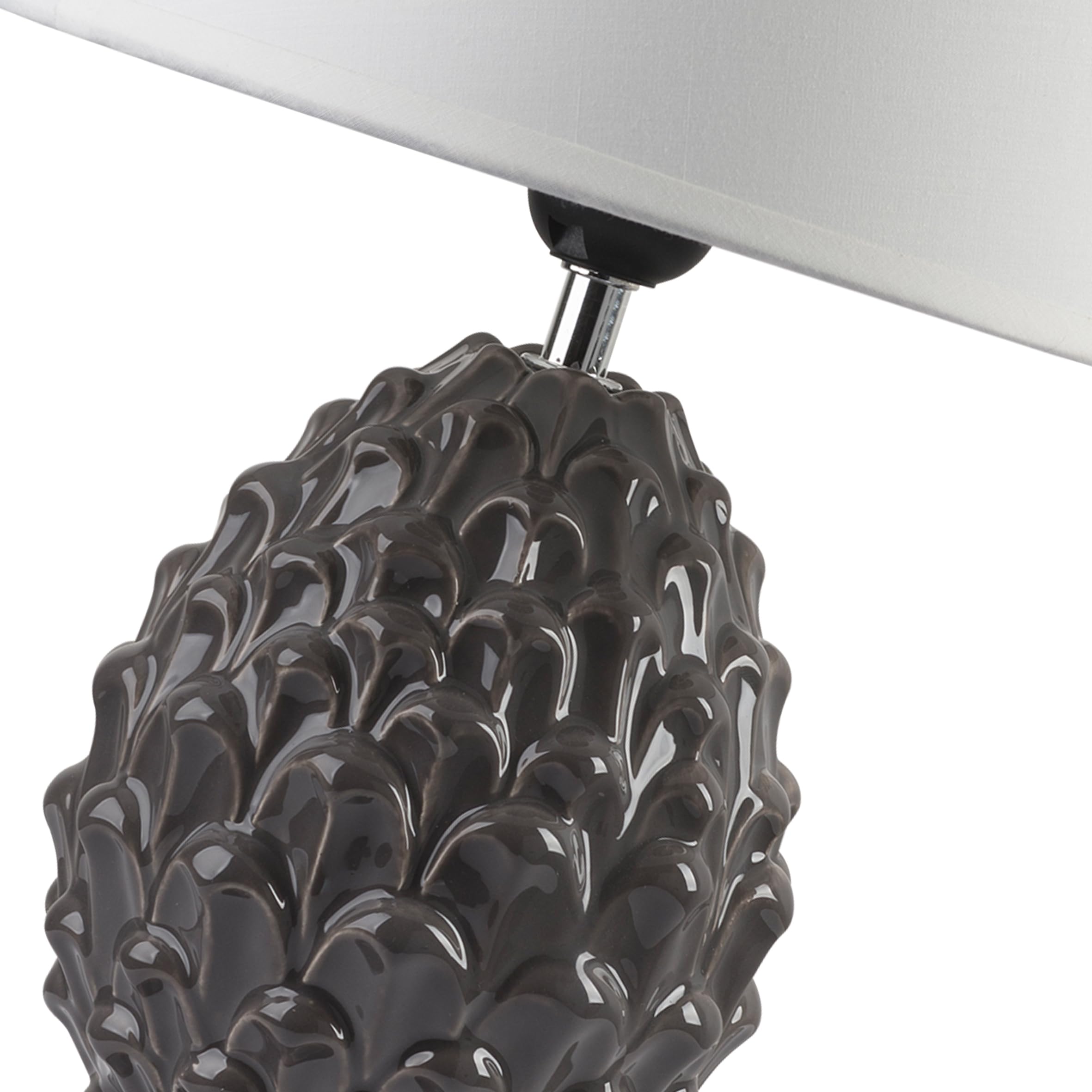baroni-home-illuminazione-lampe-table-c-ramique-anthracite-e27 image 2
