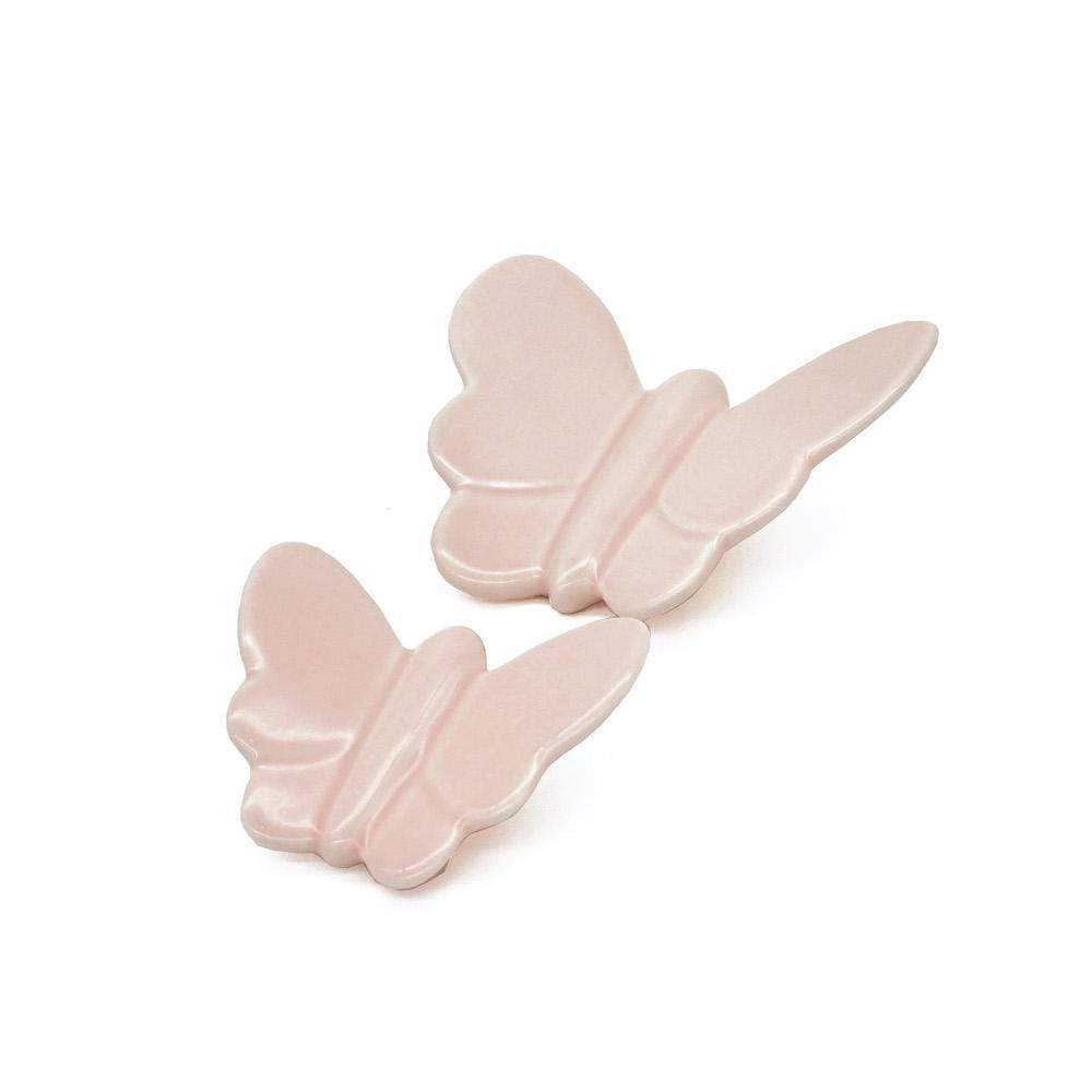 luisa-paix-o-papillon-en-c-ramique-rose-d-coration-murale-14x12cm image 3