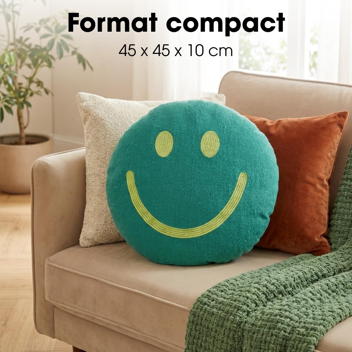 mica-decorations-smiley-coussin-d-coratif-vert-45cm image 4