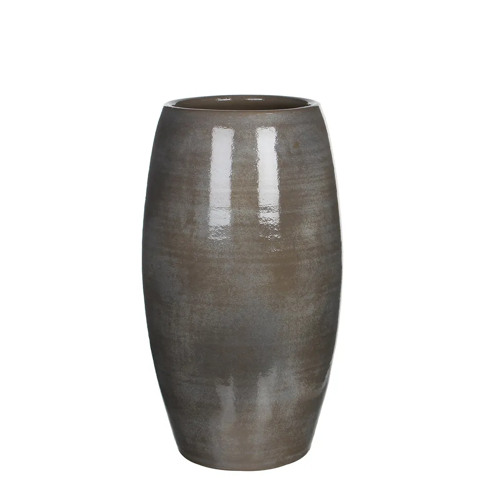 mica-decorations-lester-vase-c-ramique-gris-50x30cm image 1
