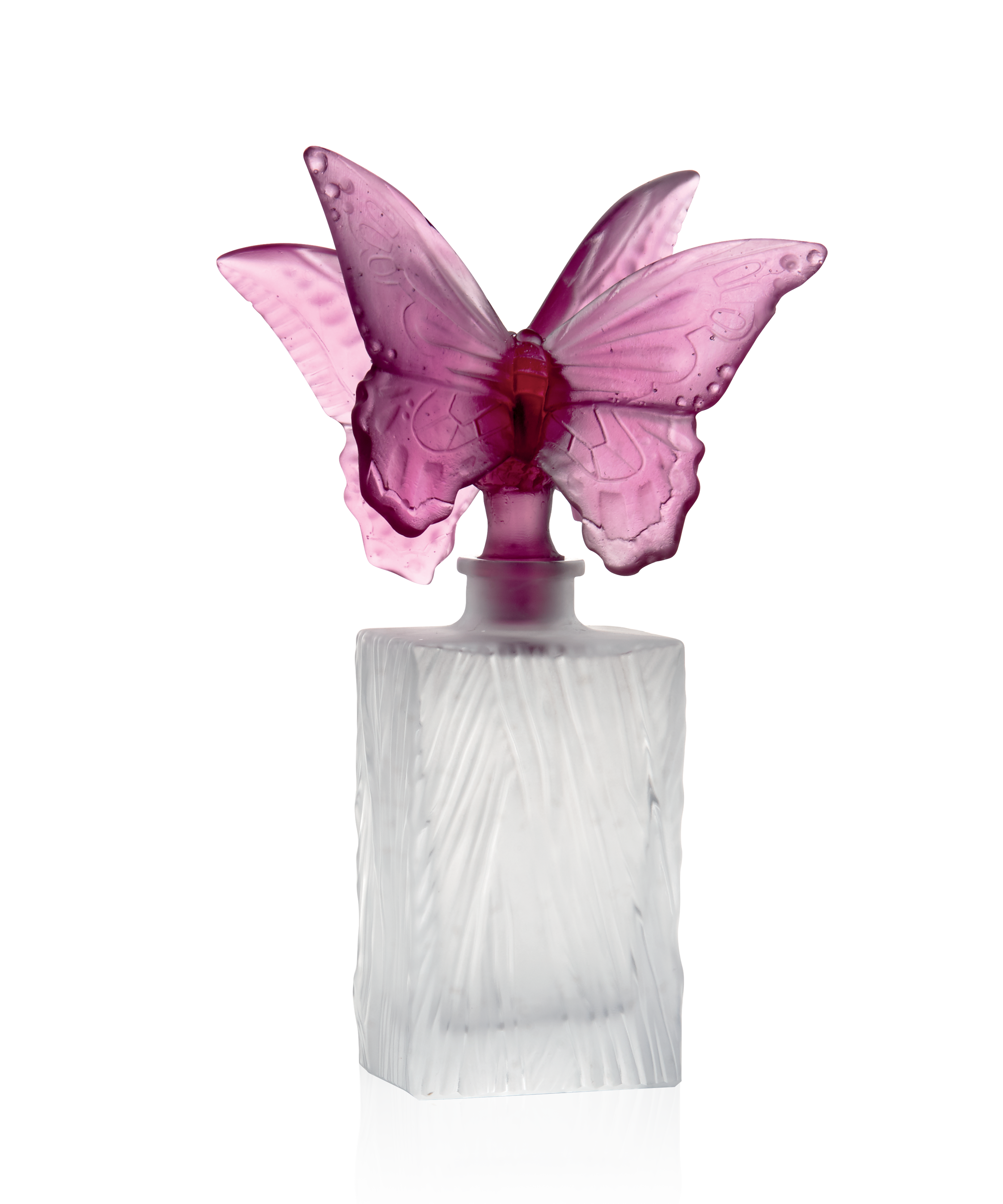 daum-d-coration-cristal-flacon-prestige-papillons-flacon-de-parfum image 1