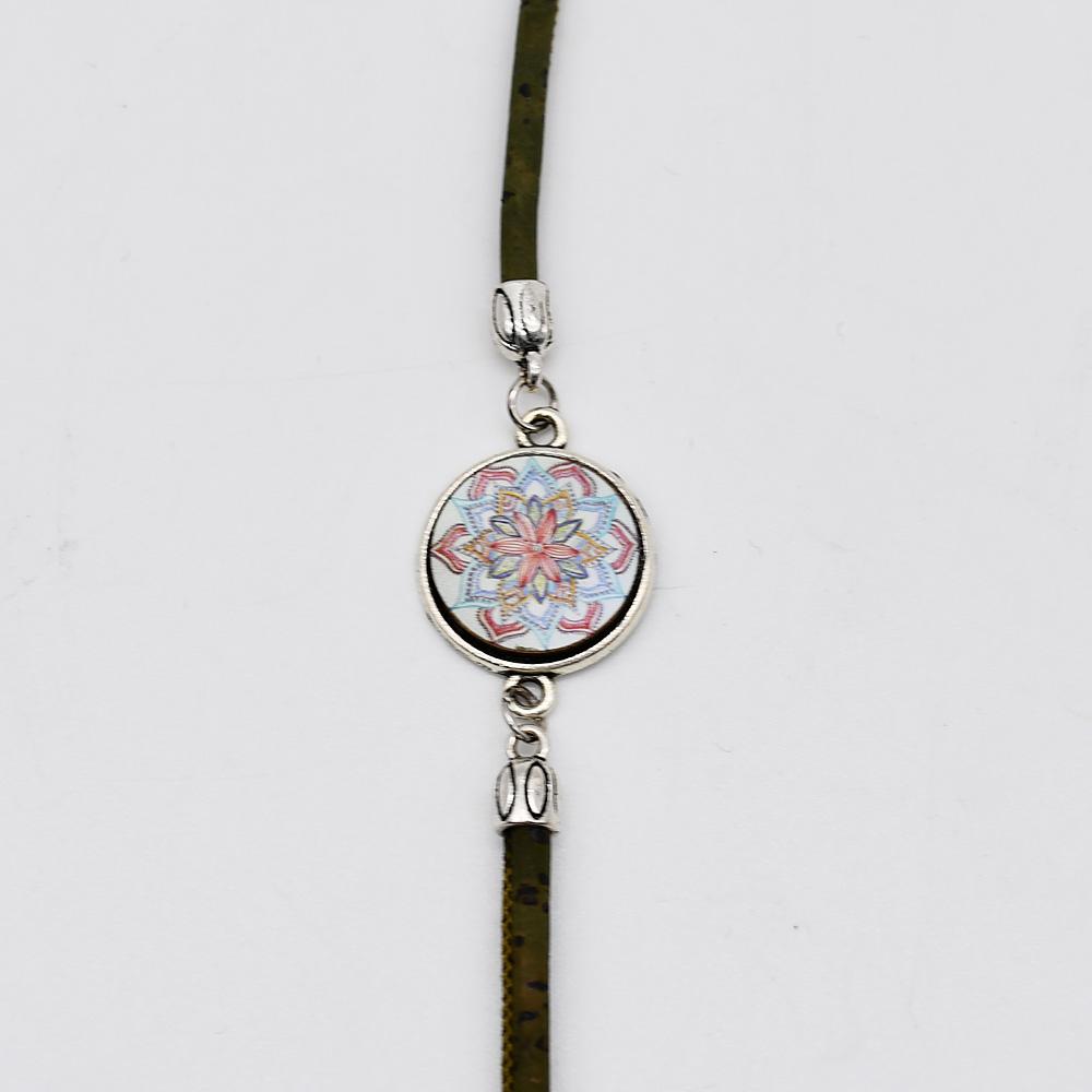 luisa-paix-o-bijoux-du-portugal-bracelet-coton-azulejo-noir image 2