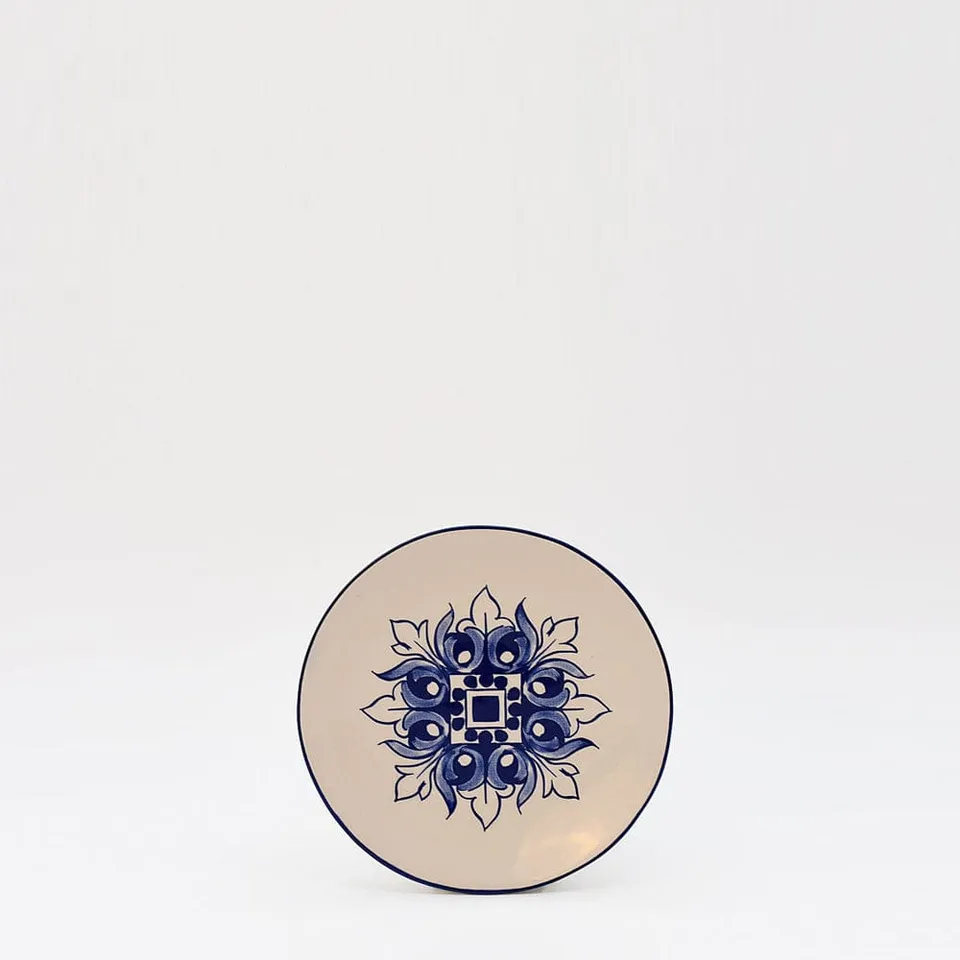 luisa-paix-o-bras-o-assiette-c-ramique-bleu-12cm image 1