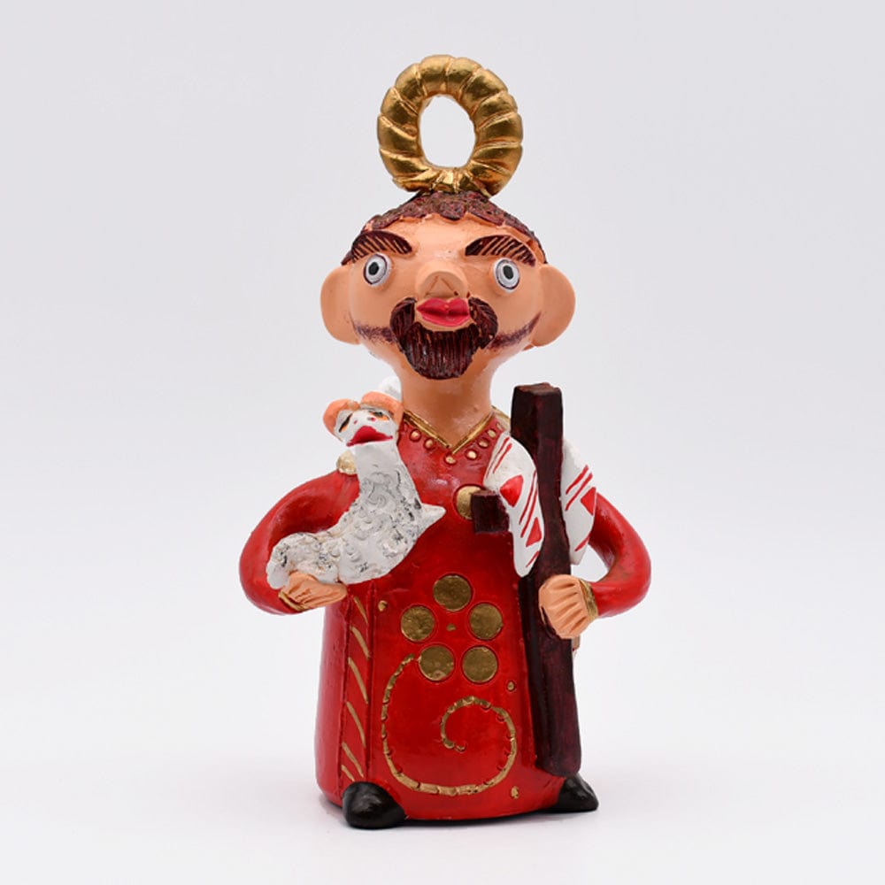 luisa-paix-o-s-o-jo-o-20cm-statuette-argile-sign-e image 3