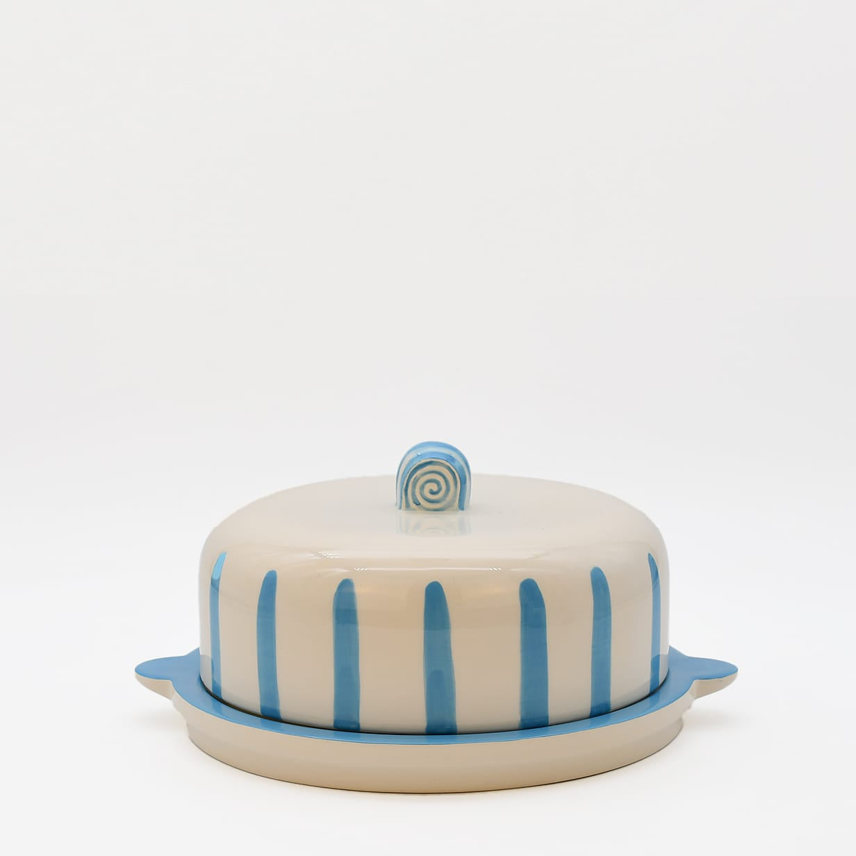 luisa-paix-o-costa-nova-mar-plateau-fromage-cloche-turquoise-24cm image 1