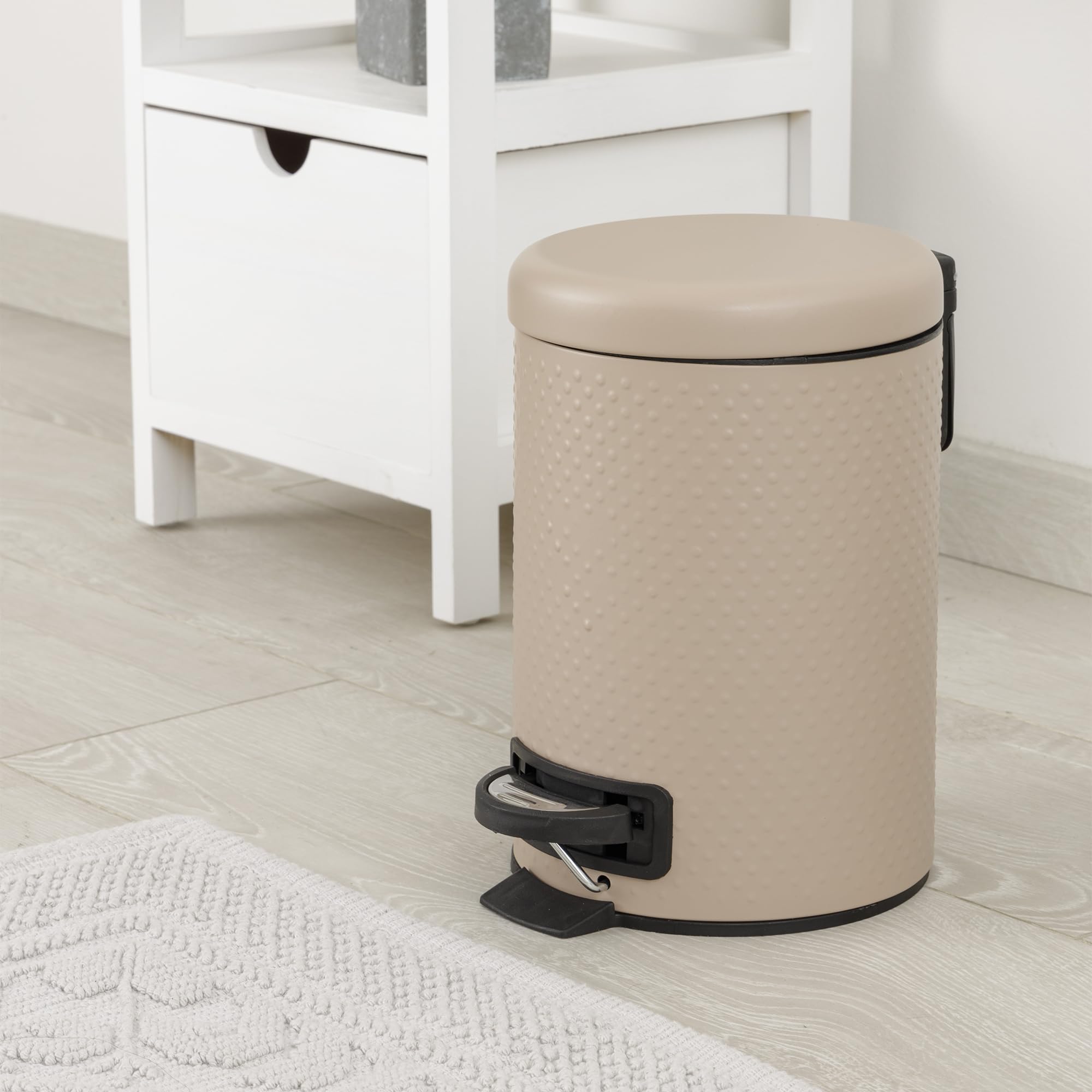 baroni-home-cestineria-poubelle-salle-de-bain-p-dale-taupe-17x21x25-cm-acier image 3