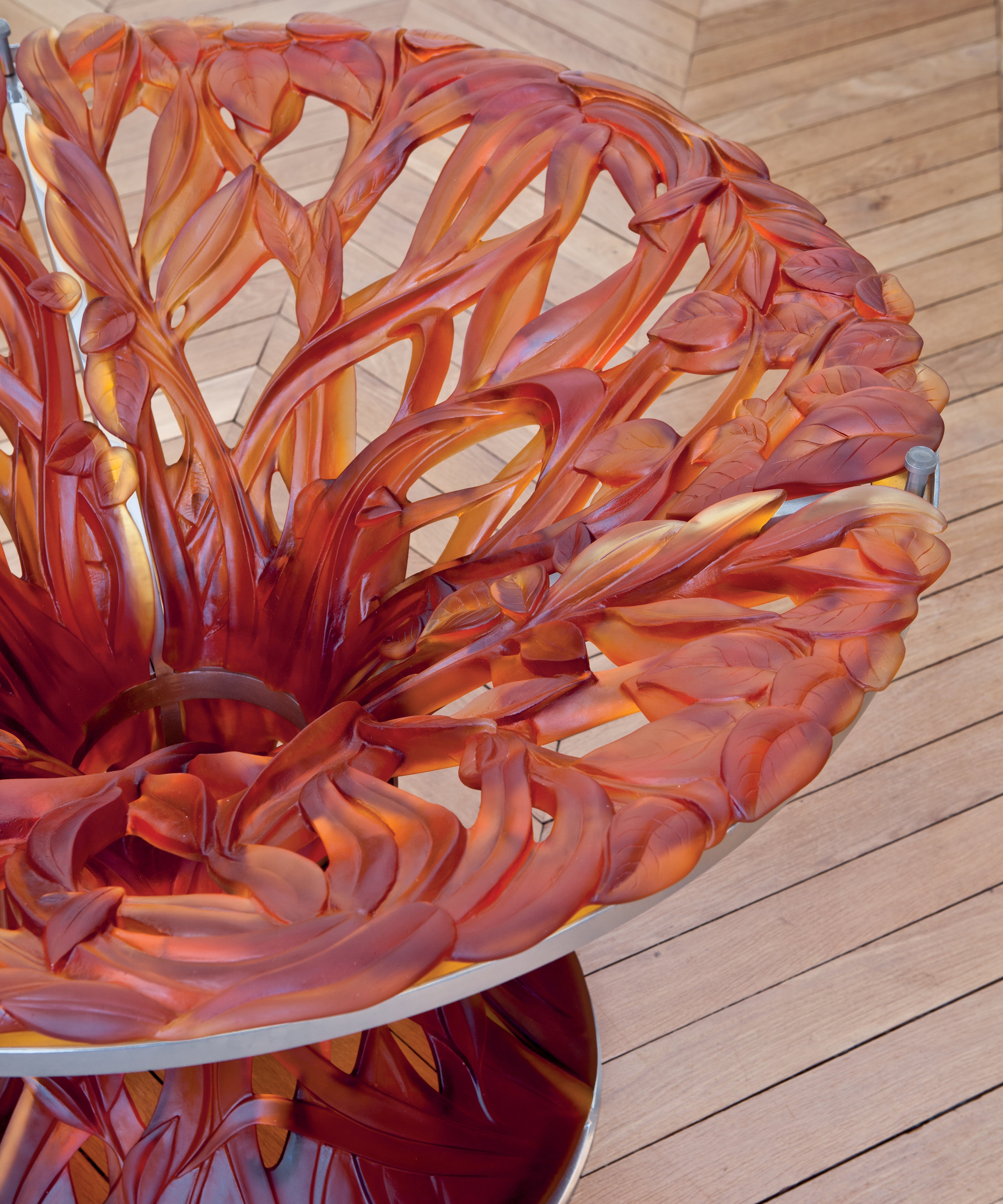 daum-v-g-tale-table-6-l-ments-cristal-ambre image 4
