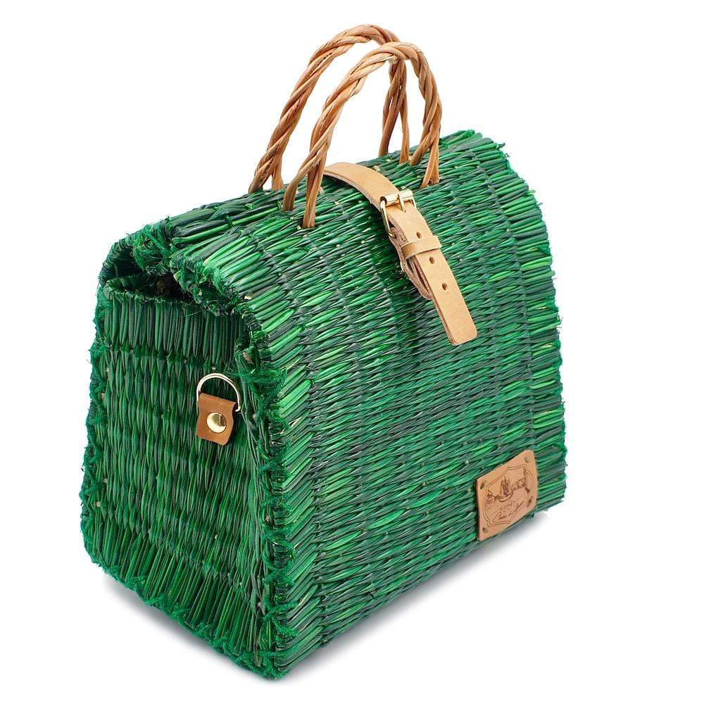 luisa-paix-o-accessoires-du-portugal-sac-cabas-jonc-26cm-vert image 3